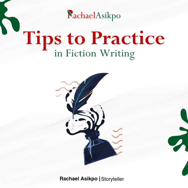 Illustration on Tips to Practice in Fiction Writing