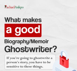 Good Ghostwriter Rachael Asikpo